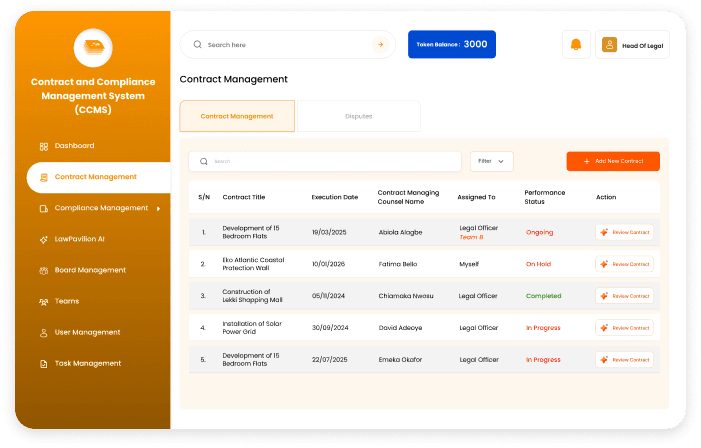 Contract Management
